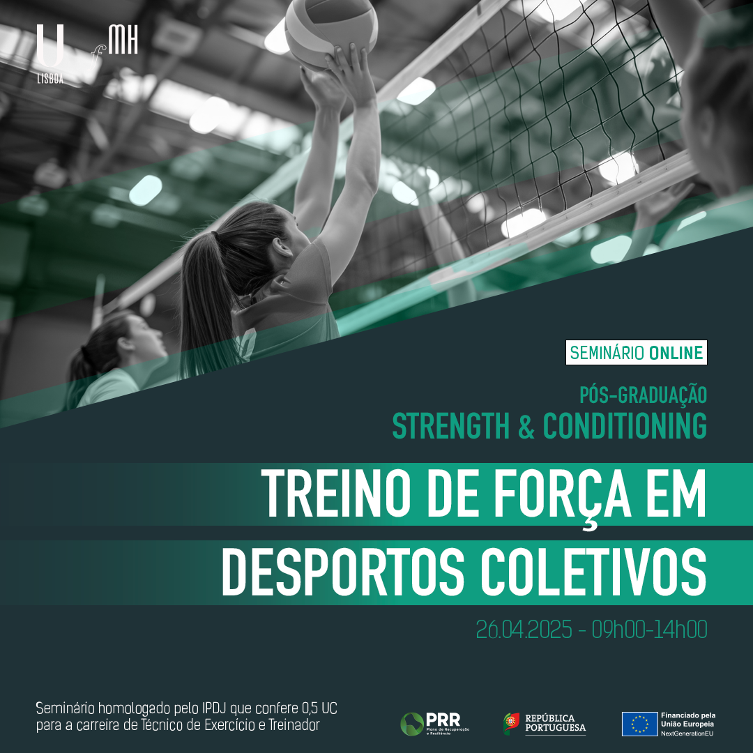 Seminário PG Strength & Conditioning - Treino de força em desportos coletivos