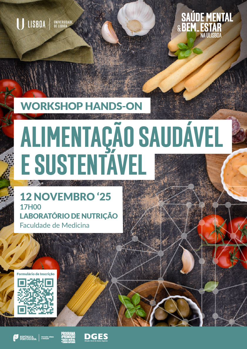 3.º Workshop Hands-on: Alimentação Saudável e Sustentável