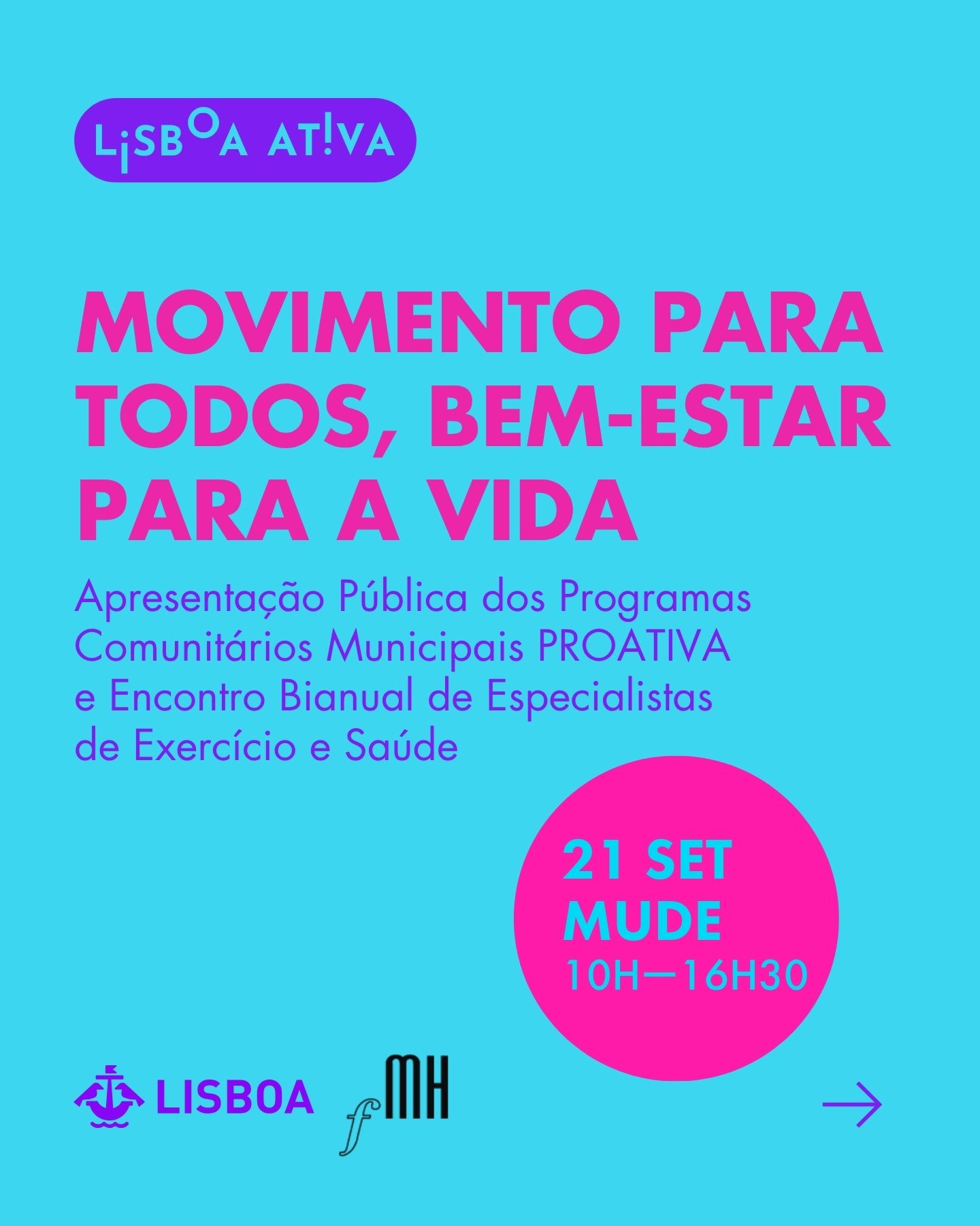 Apresentação Pública dos Programas Comunitários de Exercício Físico & Encontro Bianual - Lisboa Ativa