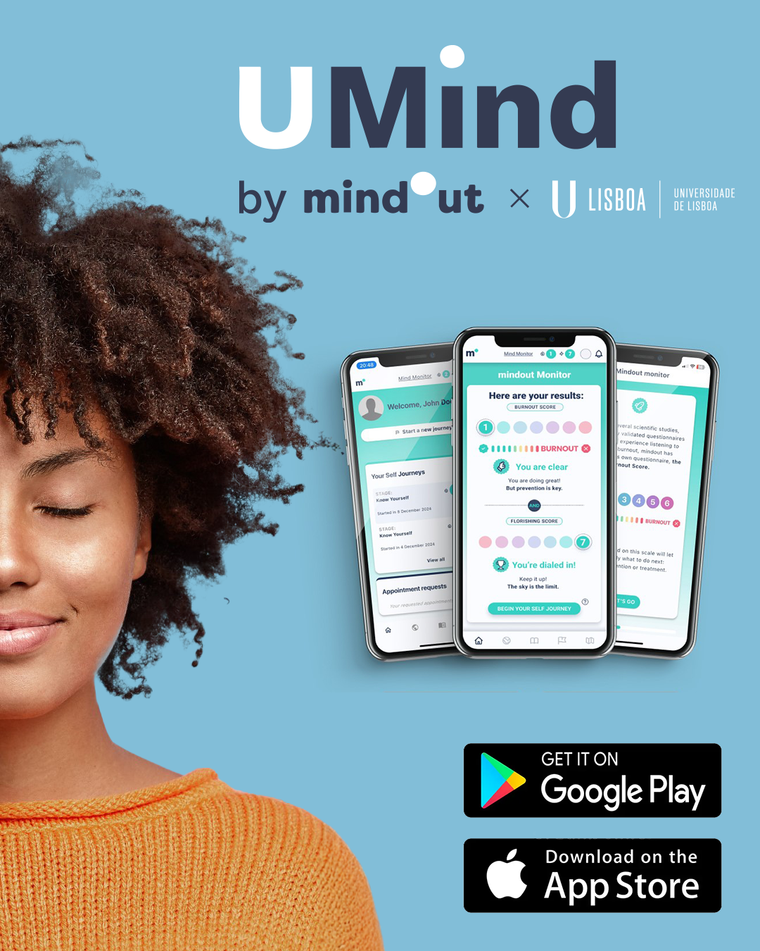 A app UMIND powered by MindOut chegou à ULisboa