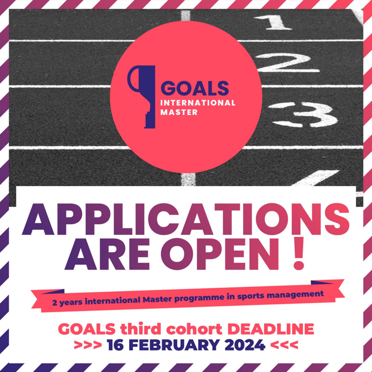 GOALS third application campaign