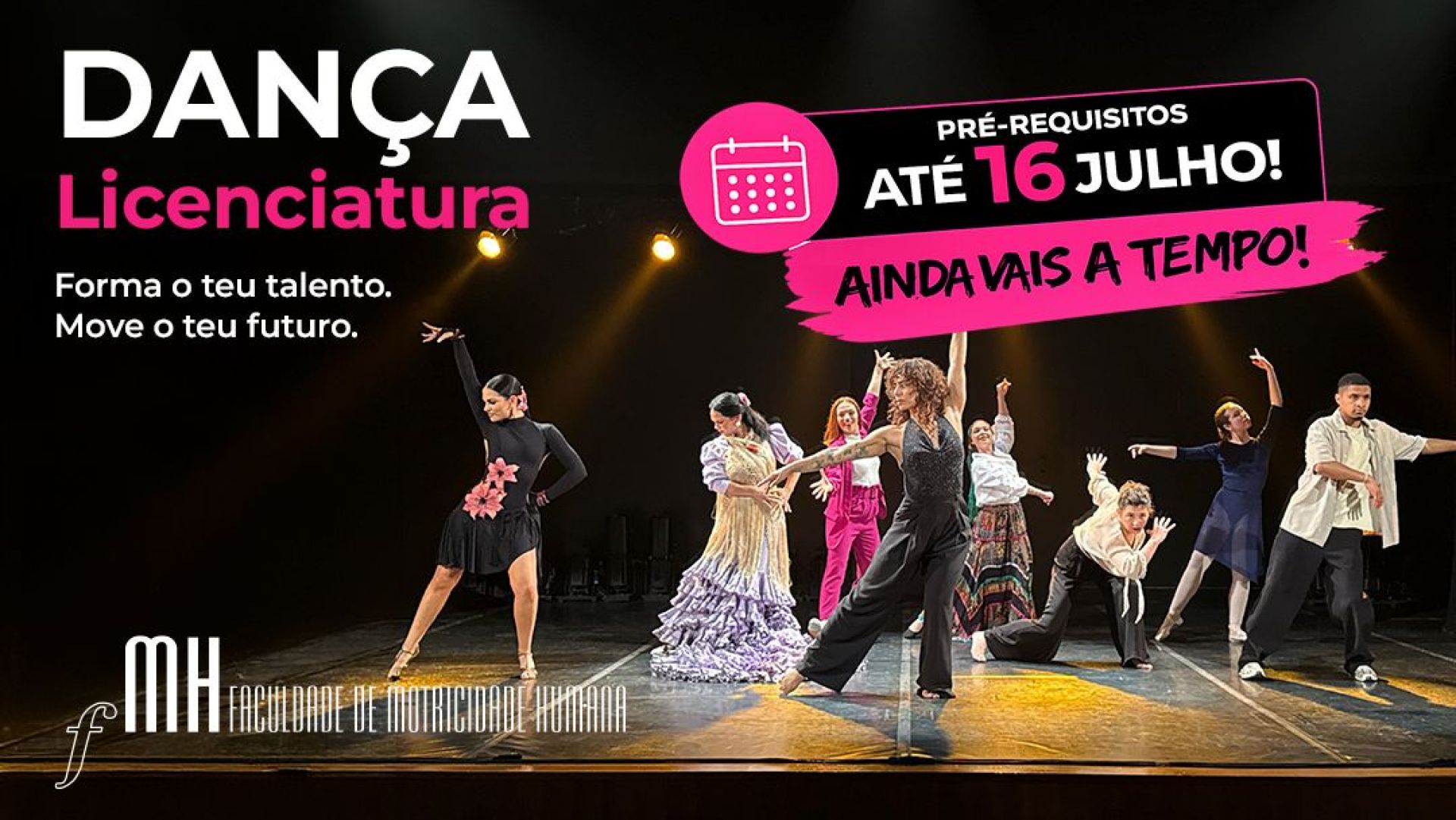 Fim do prazo dos pré-requisitos da Licenciatura em Dança