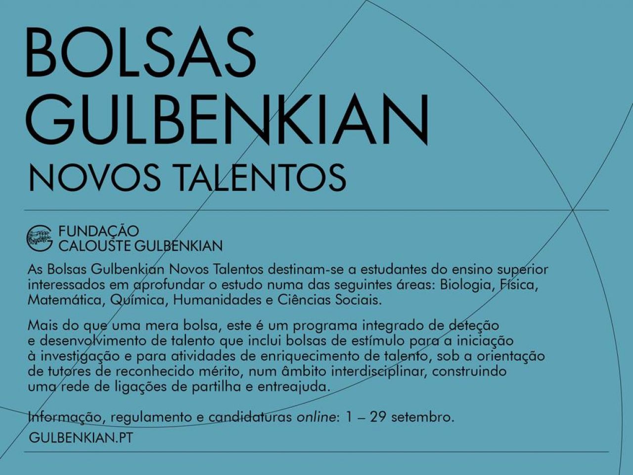 Bolsas Gulbenkian Novos Talentos 2023