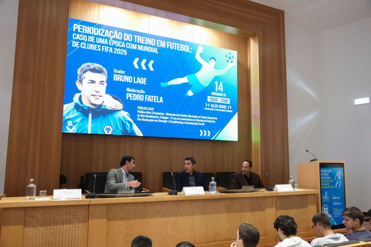 “Preparar para ganhar”: Bruno Lage em Aula aberta na FMH