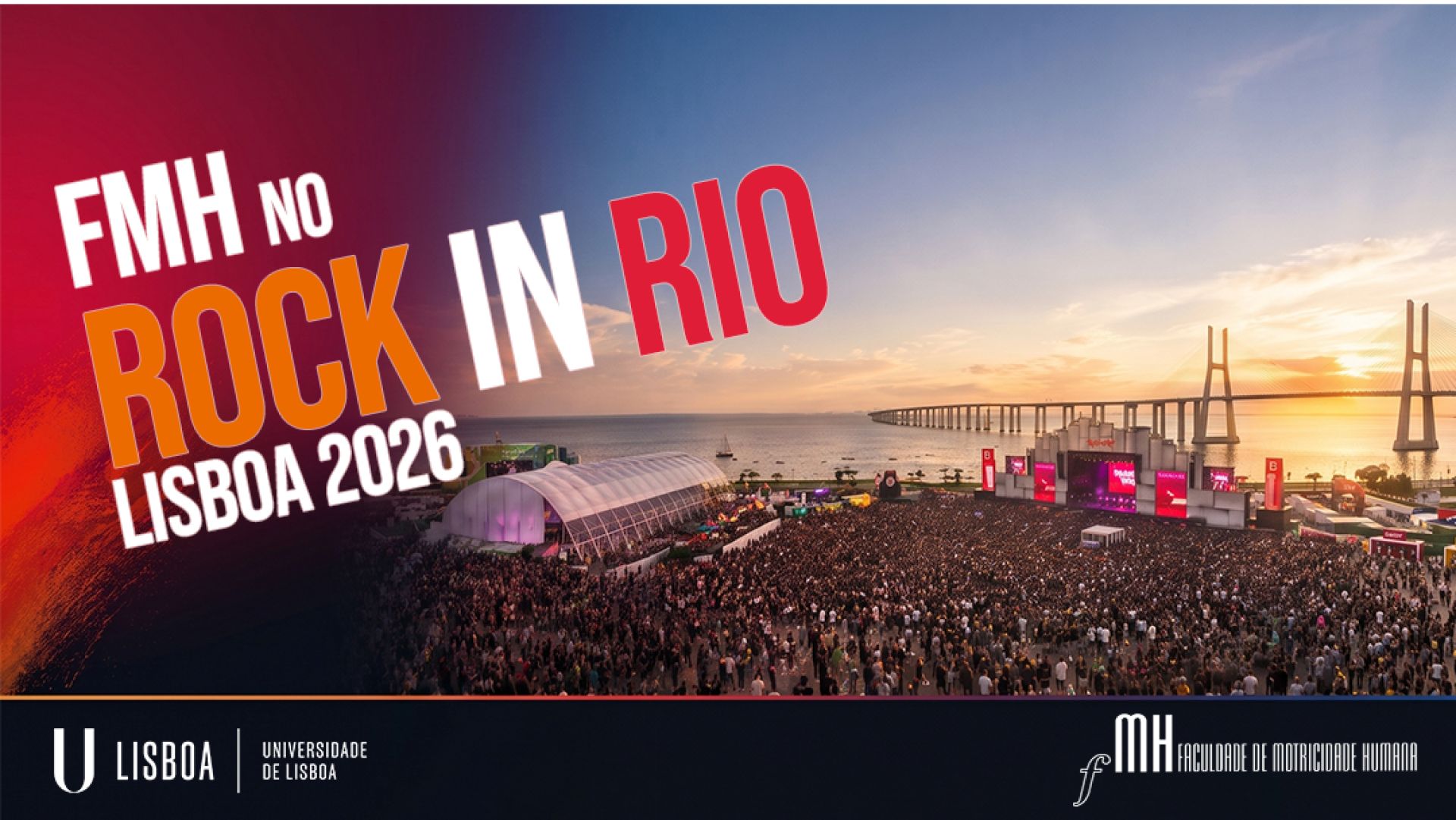 FMH leva ciência e movimento ao Rock in Rio 2026